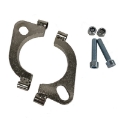 2.48" -2.56" I.D. 2 Bolt Split Pipe Flat Oval Flange Mild Steel New Brand