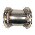 45 Degree Elbow 2.25" Conversion Adapter V-band size (2.1" I.D. 2.99" O.D.)