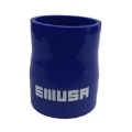 New 2" to 2.25 Straight Universal Blue Silicone hose Coupler 4 layer polyester