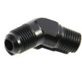 (one) 45 Degree Fuel Oil Gas Line Fitting Adapter AN6 6AN Male to 1/4NPT Male