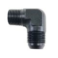 (one) 90 Degree AN10 10AN Male to 1/2NPT Male Fuel Oil Gas Line Fitting Adapter